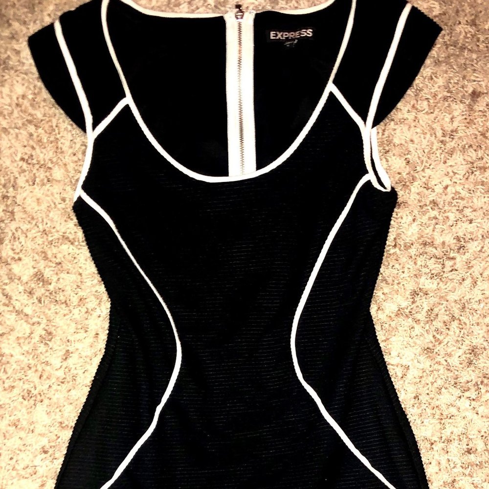 Express Bodycon Midi Cocktail Dress